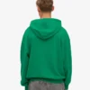 Sudadera con capucha orgánica extragrande - Verde Kelly