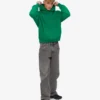 Sudadera con capucha orgánica extragrande - Verde Kelly