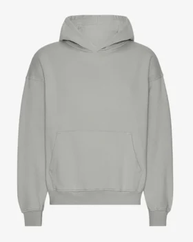 Sudadera con capucha orgánica oversize - Azul acero