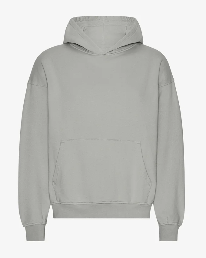 Sudadera con capucha orgánica oversize - Azul acero