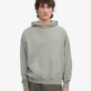 Sudadera con capucha orgánica oversize - Azul acero