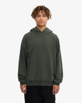 Sudadera con capucha orgánica oversize – Bosque de medianoche