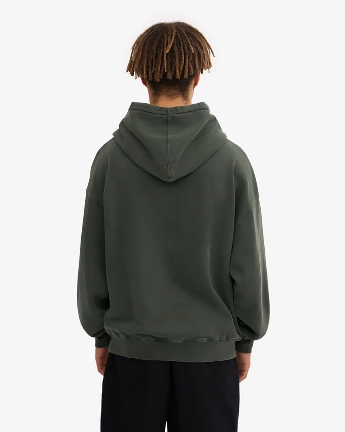 Sudadera con capucha orgánica oversize - Bosque de medianoche