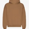 Sudadera con capucha orgánica oversize - Camello del Sáhara