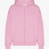 Sudadera con capucha orgánica oversize con cremallera - Flor de cerezo