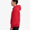 Sudadera con capucha orgánica oversize con cremallera - Rojo escarlata