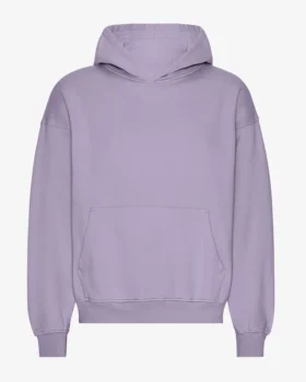 Sudadera con capucha orgánica oversize - Jade púrpura