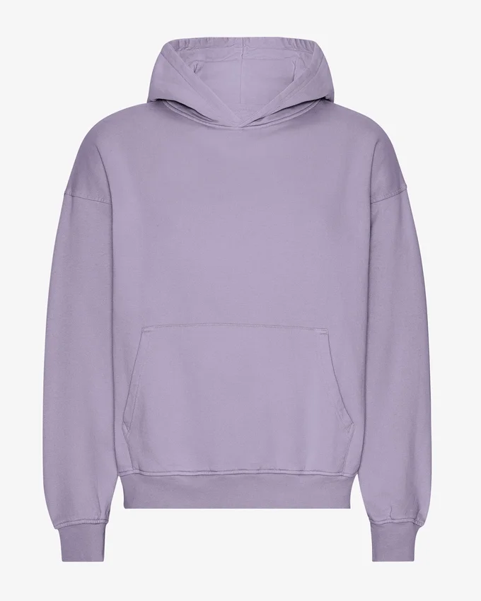 Sudadera con capucha orgánica oversize - Jade púrpura