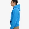 Sudadera con capucha y cremallera de corte oversize orgánica - Azul Pacífico