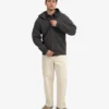 Sudadera con capucha y cremallera de corte oversize orgánica - Gris lava
