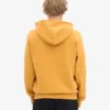 Sudadera con capucha y cremallera de talla grande orgánica - Amarillo quemado