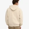 Sudadera con capucha y cremallera de talla grande orgánica - Blanco marfil