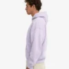 Sudadera con capucha y cremallera de talla grande orgánica - Lavanda suave