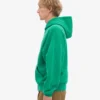 Sudadera con capucha y cremallera extragrande orgánica - Verde Kelly