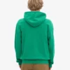 Sudadera con capucha y cremallera extragrande orgánica - Verde Kelly