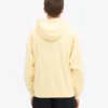 Sudadera con capucha y cremallera orgánica de talla grande - Amarillo suave