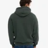 Sudadera con capucha y cremallera extragrande de algodón orgánico - Blanco óptico