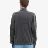 Sudadera orgánica con jerséu de media cremallera - Negro descolorido