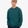 Suéter Classic Organic de algodón orgánico - Verde océano