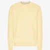 Suéter Classic Organic de cuello redondo - Amarillo suave
