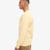 Suéter Classic Organic de cuello redondo - Amarillo suave