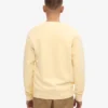 Suéter Classic Organic de cuello redondo - Amarillo suave