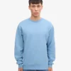 Suéter Classic Organic de cuello redondo - Azul costa
