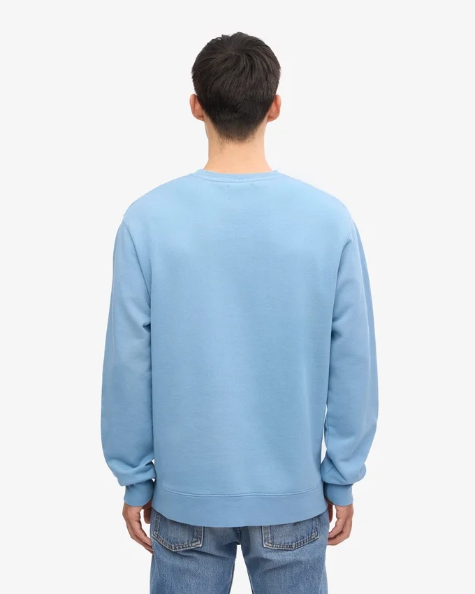 Suéter Classic Organic de cuello redondo - Azul costa