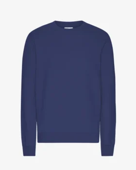 Suéter Classic Organic de cuello redondo - Azul marino