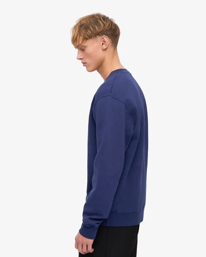 Suéter Classic Organic de cuello redondo - Azul marino