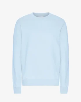 Suéter Classic Organic de cuello redondo - Azul polar