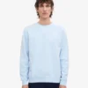 Suéter Classic Organic de cuello redondo - Azul polar
