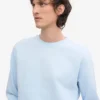 Suéter Classic Organic de cuello redondo - Azul polar