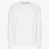 Suéter Classic Organic de cuello redondo - Blanco óptico