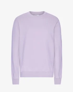 Suéter Classic Organic de cuello redondo - Lavanda suave