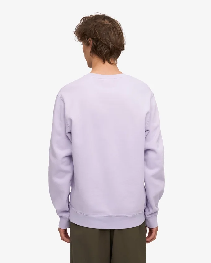 Suéter Classic Organic de cuello redondo - Lavanda suave