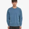 Suéter Classic Organic de cuello redondo - Índigo descolorido