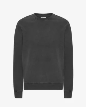 Suéter Classic Organic de cuello redondo - Negro descolorido