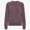 Suéter Classic Organic de cuello redondo para mujer - Uva descolorida