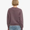 Suéter Classic Organic de cuello redondo para mujer - Uva descolorida