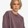 Suéter Classic Organic de cuello redondo para mujer - Uva descolorida