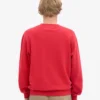 Suéter Classic Organic de cuello redondo - Rojo escarlata