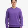 Suéter Classic Organic de cuello redondo - Violeta ultra