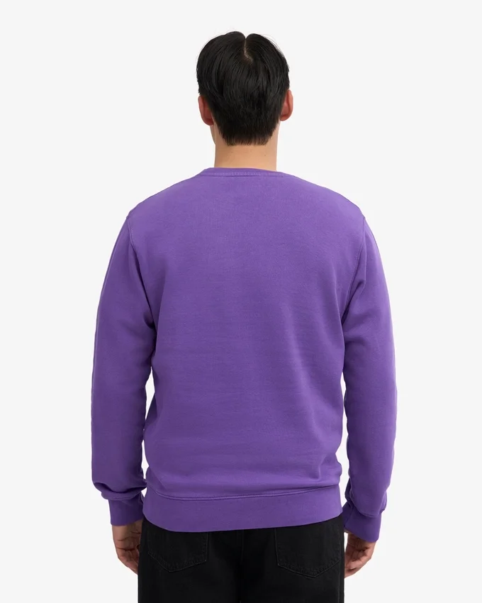 Suéter Classic Organic de cuello redondo - Violeta ultra