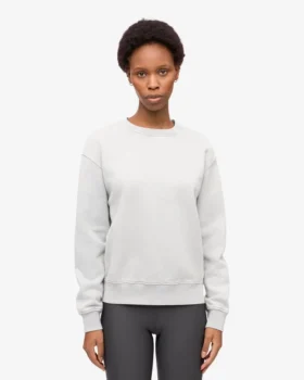 Suéter Classic Organic para mujer – Gris deslavado