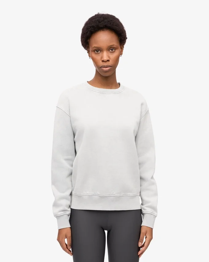 Suéter Classic Organic para mujer - Gris deslavado