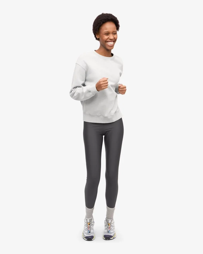 Suéter Classic Organic para mujer - Gris deslavado