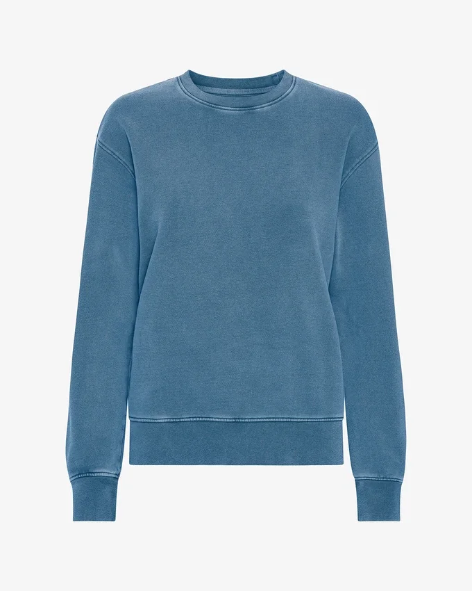 Suéter Classic Organic para mujer - Índigo descolorido