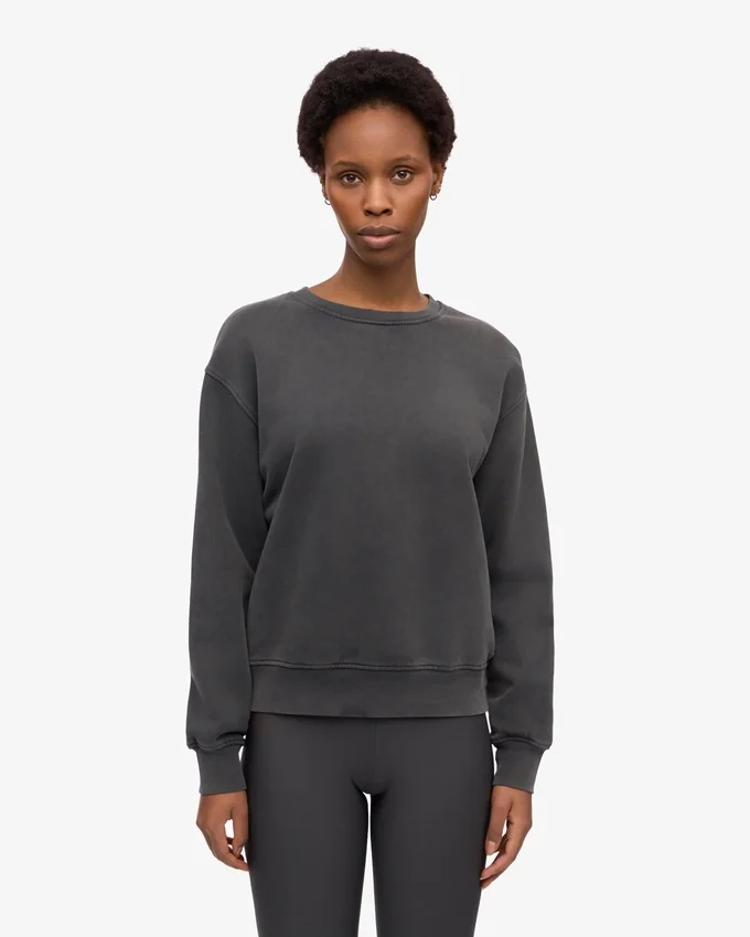 Suéter Classic Organic para mujer - Negro descolorido