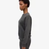 Suéter Classic Organic para mujer - Negro descolorido